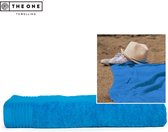 The One Towelling Classic Strandlaken - Strand handdoek - Hoge vochtopname - 100% Gekamd katoen - 100 x 180 cm - Turquoise