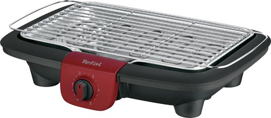 Foto: Tefal bg90f5 easygrill tafelbarbecue rvs zwart 2300w