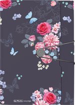 Herlitz Ladylike Flowers Polypropyleen (PP) Blauw, Roze