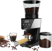 Gran Vida® Automatische Koffiemolen met 30 Maalstanden - Espresso - LCD Scherm - 300W