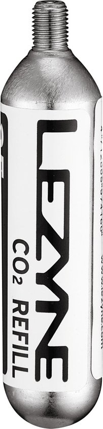 Lezyne 20g Co2 Refill Pack - Co2 patronen - 20 gram - 5 Pack - Silver