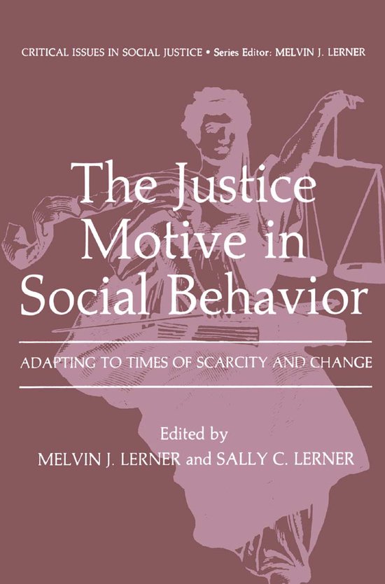 The Justice Motive in Social Behavior - cover