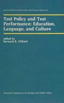 Evaluation in Education and Human Services- Test Policy and Test Performance: Education, Language, and Culture