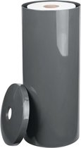 Stellar Toiletpapierhouder staand - Elegante WC-Rolhouder met deksel - Voor maximaal 3 rollen - Toiletrolhouder - ideaal voor kleine ruimtes - Toilethouder wc rol zwart