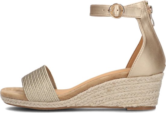 Omoda 0577-3b Espadrilles - Zomer Schoenen - Dames - Goud - Maat 37