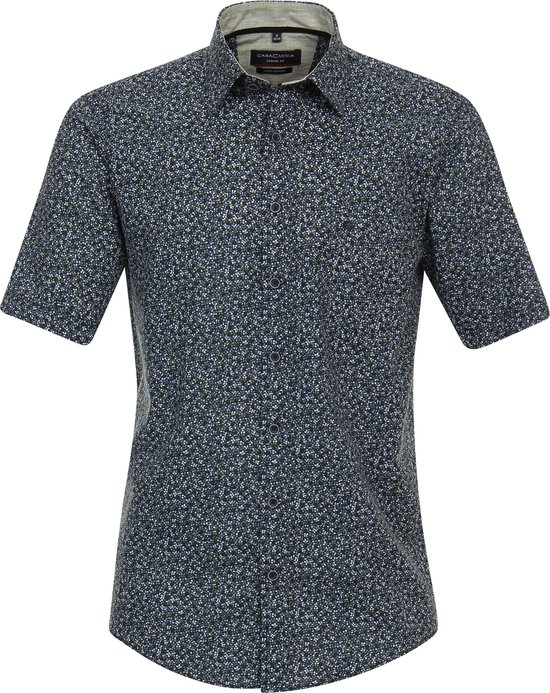 Chemise Casa Moda - Coupe Régulière - Blauw - 5XL Grandes Tailles