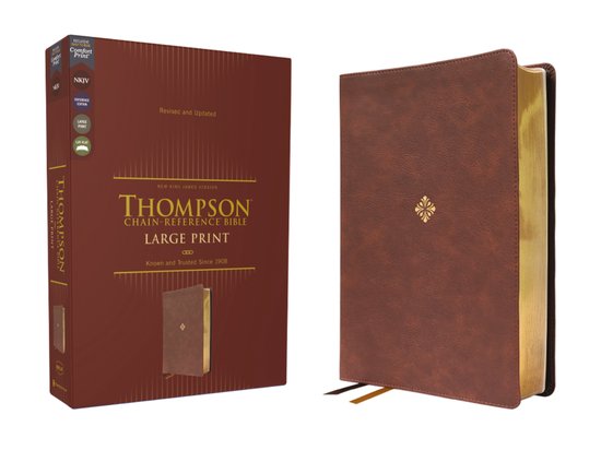 NKJV, Thompson Chain-Reference Bible, Large Print, Leatherso ... - cover