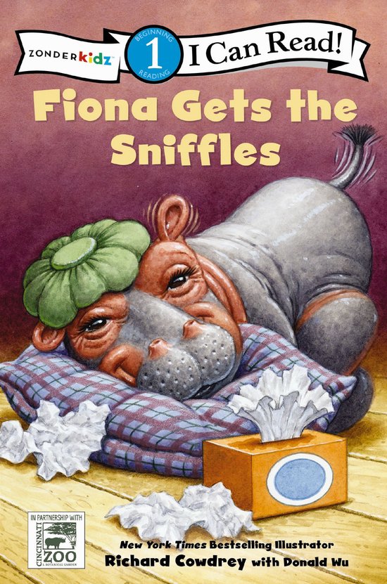 I Can Read! / A Fiona the Hippo Book- Fiona Gets the Sniffle ... - cover