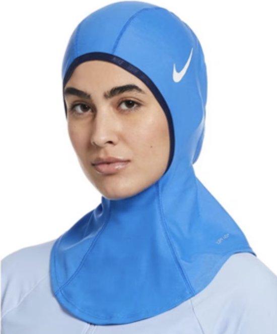 Nike Victory zwem Hijab blauw Maat XS/S