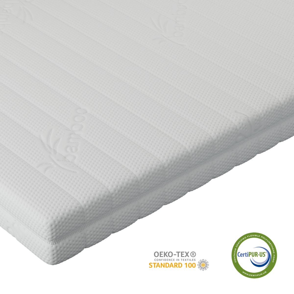 Ada Sleep® Koudschuim matras 90x190 cm - 14 cm ventilerend - hypoallergeen - wasbare hoes - CertiPUR® en Okoetex gecertificeerd - Ergonomische ondersteuning