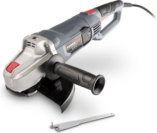 Powerplus elektrische haakse slijper POWE20030 - 2 200W slijpmachine - slijpschijf 230mm ᴓ, power tool