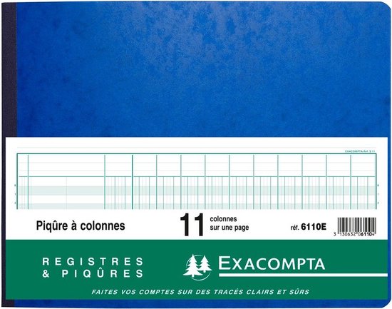 Exacompta PIQ. 32/19,5 - Lot De 80 Pages Mobilières Pour Classement Et Archivage