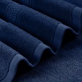 Badhanddoekenset, 4-pack - Premium 100% Ring Spun Cotton - Snel droog, zeer absorberend, zacht aanvoelende handdoeken, perfect voor dagelijks gebruik, 69 x 137 cm (Marineblauw)