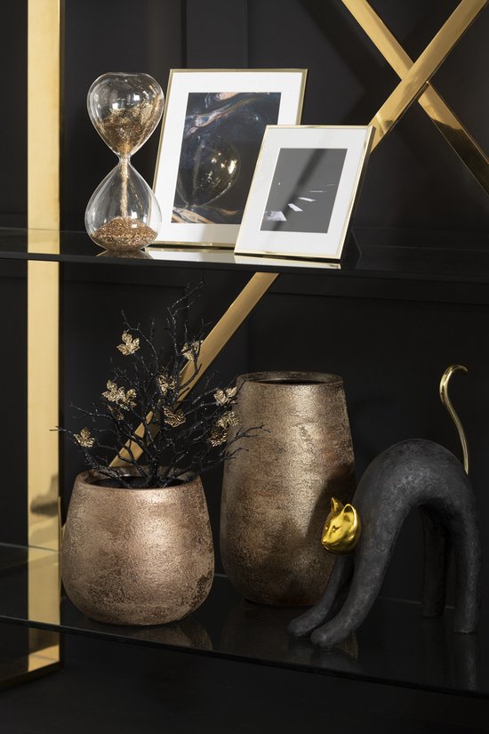 J-Line cadre photo Passe Partout Bord Fin - métal - or - medium - 2 pcs