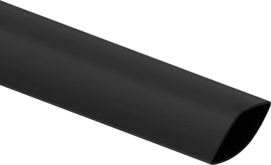 Krimpkous zwart 3:1, 4,8-1,6 mm, 7 meter - dispenser