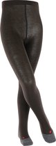 FALKE Active Warm dik eenkleurig wol functioneel materiaal panty kinderen zwart - maat 122-128