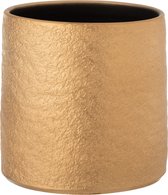 J-Line bloempot Gatsby - keramiek - goud - large - Ø 24.00 cm