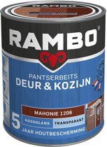 Rambo Lasure blindée pour porte et cadre acajou transparent brillant 1206 - 2,25 L -