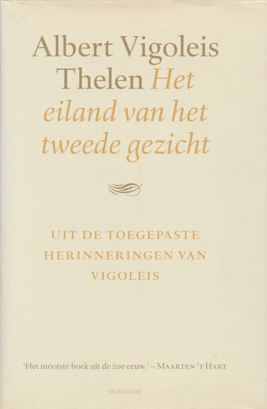 Omslag van Eiland Van Het Tweede Gezicht door Albert Vigoleis Thelen, N.v.t.