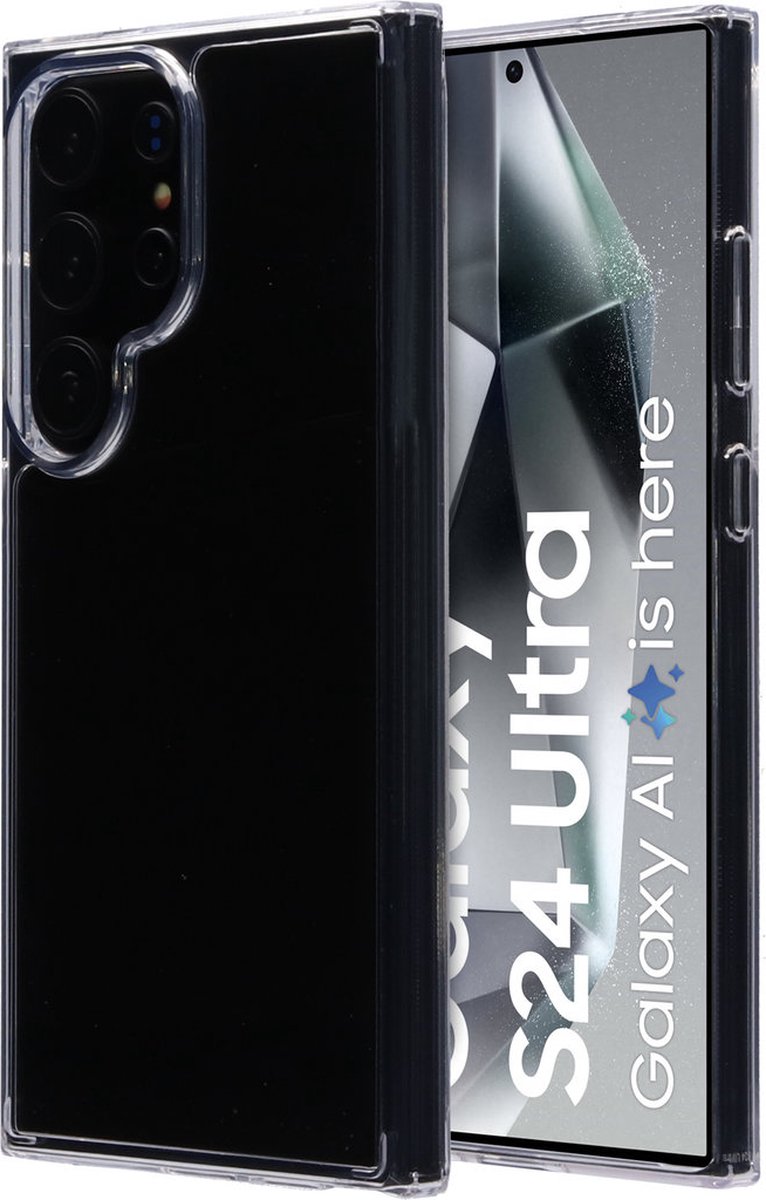Mobiparts hoesje geschikt voor Samsung Galaxy S24 Ultra - Hardcover - Transparant