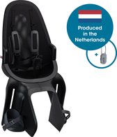 Fixation pour porte-bagages arrière pour siège de vélo Qibbel Air - Noir + Fente Qibbel gratuite