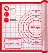 Kitzini Siliconen Bakmat XL - 50,8x71,12 cm - Deegmat voor Taarten - Ovenmat - Hittebestendige tot 250°C - Niet-klevend - Vaatwasserbestendig - BPA-vrij - Bakspullen - Bakpapier Herbruikbaar - Pizza kneden
