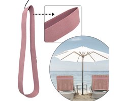 Strandhanddoek elastiek band - HOYA living® - kleur: Roze - elastisch - rekbaar van 45 tm 70cm / ligbed elastiek band - beach towel strap Strandhanddoek elastiek band - HOYA living® - kleur: Roze - elastisch - rekbaar van 45 tm 70cm / ligbed elastiek band - beach towel strap