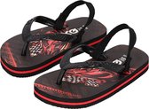 XQ footwear - teenslippers - slippers jongens - racewagen - maat 23/24