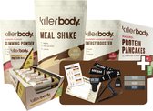 Killerbody Afval Starterspakket - Maaltijdshake & Fatburner - Vanilla & Raspberry & Lemon Cheesecake - 0 gr
