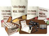 Killerbody Afval Starterspakket - Maaltijdshake & Fatburner - Banana Bread & Raspberry & Chocolate Brownie - 1200 gr