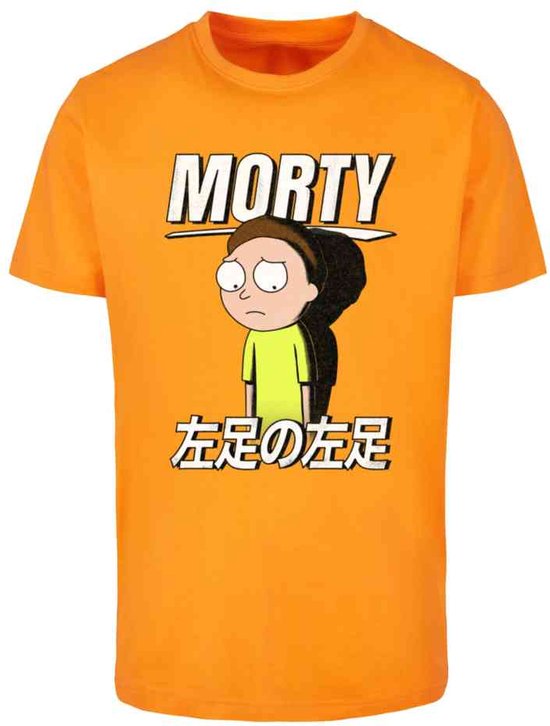 Merchcode Rick And Morty - Sad Morty Heren T-shirt - S - Oranje