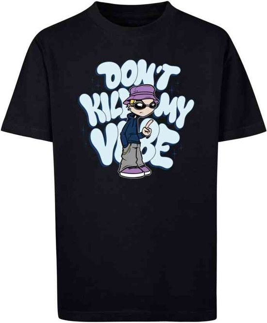 Mister Tee - Kids Don't Kill My Vibe Kinder T-shirt - Kids - Zwart