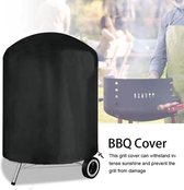 Kettle BBQ Cover Round Durable Barbecue Cover 420D Oxford Fabric Waterproof Windproof Anti-UV Tear Resistant Grill Cover with Storage Bag for Weber Brinkmann Char Broil - Patio Essentials