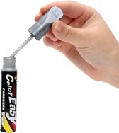TLVX Lakstift Zilver grijs - Autolakherstel - Zilver Metallic - Kras pen lak stift - Auto lakstiften - Schade herstel - Auto Kras herstel - Kras stift – Zilveren auto lak - Kras verwijderaar - Kras herstel - Sleutelschade auto - Permanent lak herstel