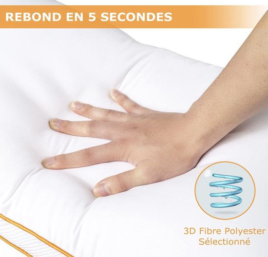 Hoofdkussen Gilder Softline (50 x 70 cm) | Bedsupply