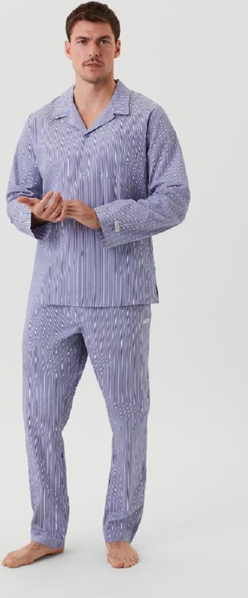 Bjorn Borg - Core - Thomas Mason Poplin - Pyjama Set - Heren - Blauw - Maat M