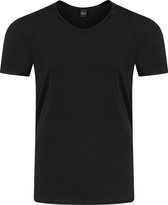 Replay Heren T-Shirt regular fit Zwart Volwassenen V Hals