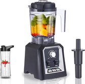 ValueStar - Blender - Blender Smoothie - Blenders - Juicer - Sapcentrifuges Groenten en Fruit - Zelf reiniger - Gebruiksgemak - Gratis Drinkfles 600 ml - Zwart