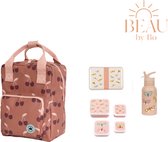 BEAU by Bo Studio Ditte rugzak small + A Little Lovely Company back to school set Vlinders