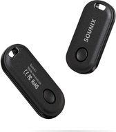 Sounix Smart Tag - Bluetooth Tracker - Zoek mijn app (alleen iOS) - Apple Find My / Zoek Mijn - Geen Abonnement - 1 stuk - Zwart