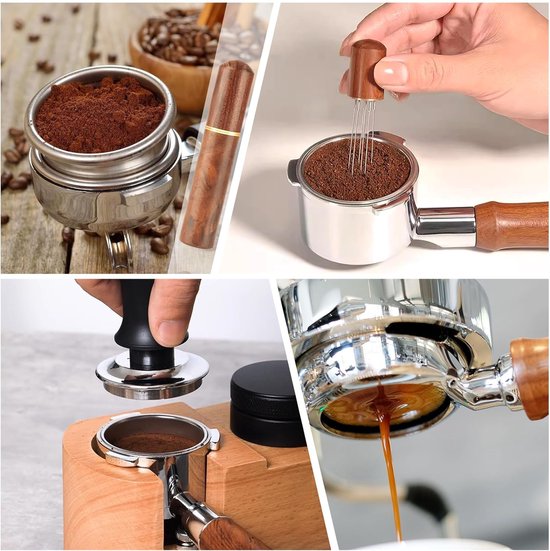 51mm Koffie Doseerbeker Roestvrijstalen Koffie Filterhouder Doseerbeker Poeder Feeder Deel voor Espressomachine
