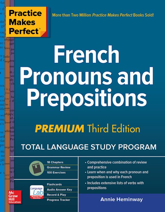 Practice Makes Perfect French Pronouns and Prepositions, Pre ... - cover