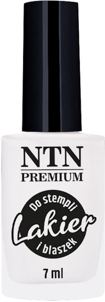 DRM Stempellak NTN Premium Wit 7ml. - Wit - Glanzend - Gel nagellak - Gel nagellak