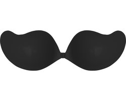 Plak BH - Plack bh Push up - Dubbelzijdig Zelfklevend bh - Zelfklevende bh - Zwart - Plak bh cup A - MAGIC Bodyfashion Double Sticky Angel Bra - Strapless BH - Onzichtbare BH