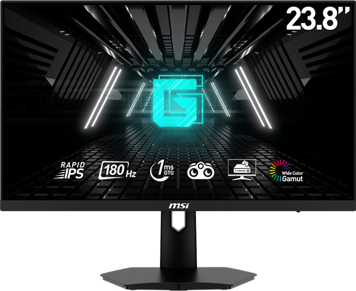 MSI G244F E2 - Full HD Gaming Monitor - Rapid IPS - 180hz - 24 inch op Prijzenvolger.com