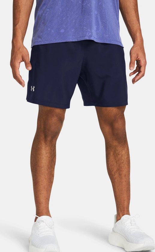 UA Launch 7'' UNLINED Shorts-BLU Size : XXL