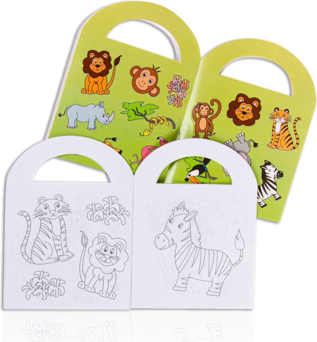 24 STUKS Uitdeelboekjes Wilde Dieren - Kleurboekjes - Uitdeelboekjes - Traktatie - Uitdeelcadeautjes voor Kinderen — afbeelding 2