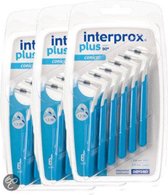 Interprox Plus Conical - 3 tot 5 mm - Blauw - 3 x 6 stuks - Voordeelpakket