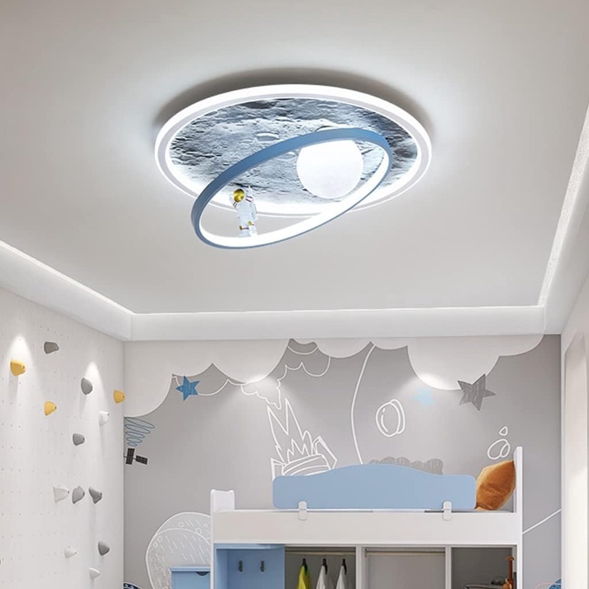Nordic ronde LED plafondlamp - houten taklamp voor slaapkamer HL1347