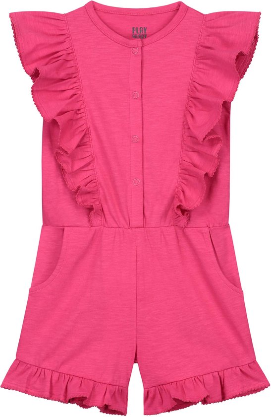 Play All Day peuter jumpsuit - Meisjes - Fuchsia Red - Maat 74
